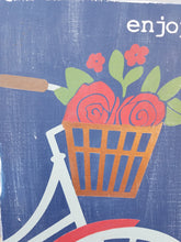 Load image into Gallery viewer, Enjoy the Ride - Bicycle with basket
