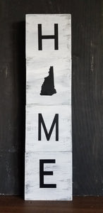 HOME letter tiles Customizable state stile