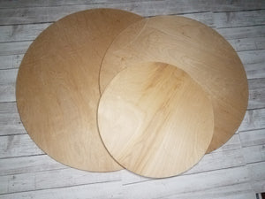 Wooden 1/4 Round Circle