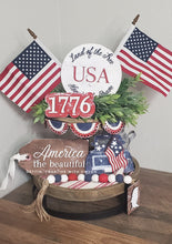 Load image into Gallery viewer, Americana Tiered Tray blank kit
