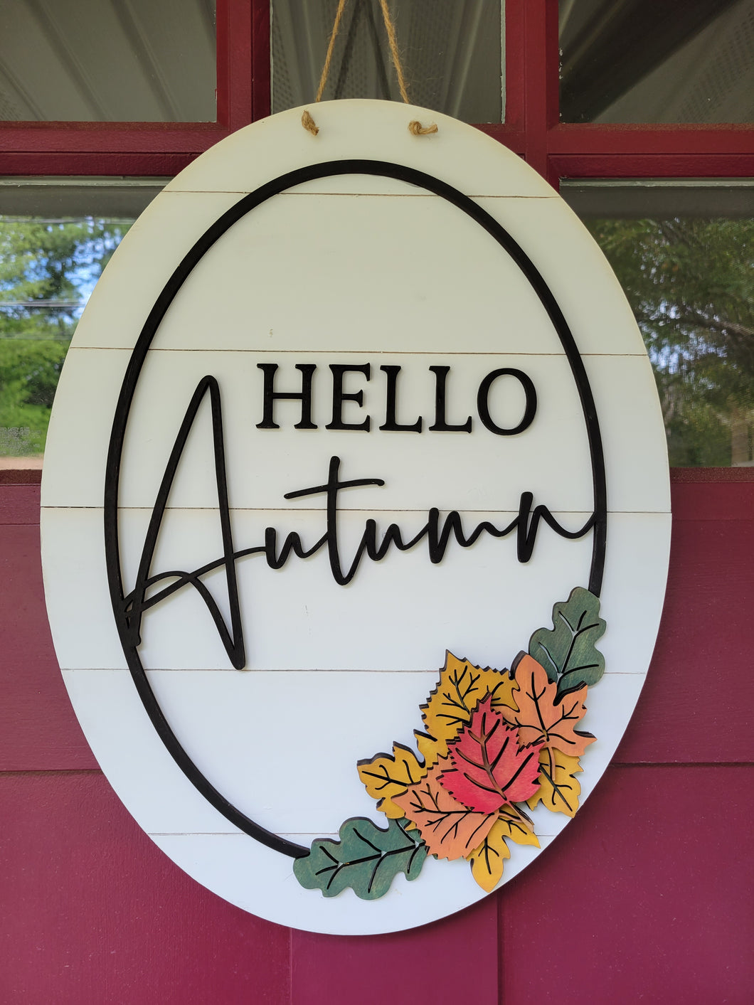 Hello Autumn Door Hanger.
