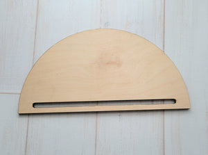 Half circle Wooden Macrame Frame