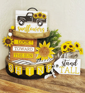 Sunflower Tiered Tray kit